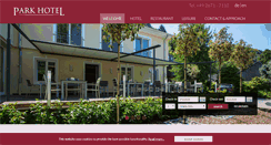 Desktop Screenshot of parkhotelcochem.de