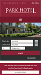 Mobile Screenshot of parkhotelcochem.de